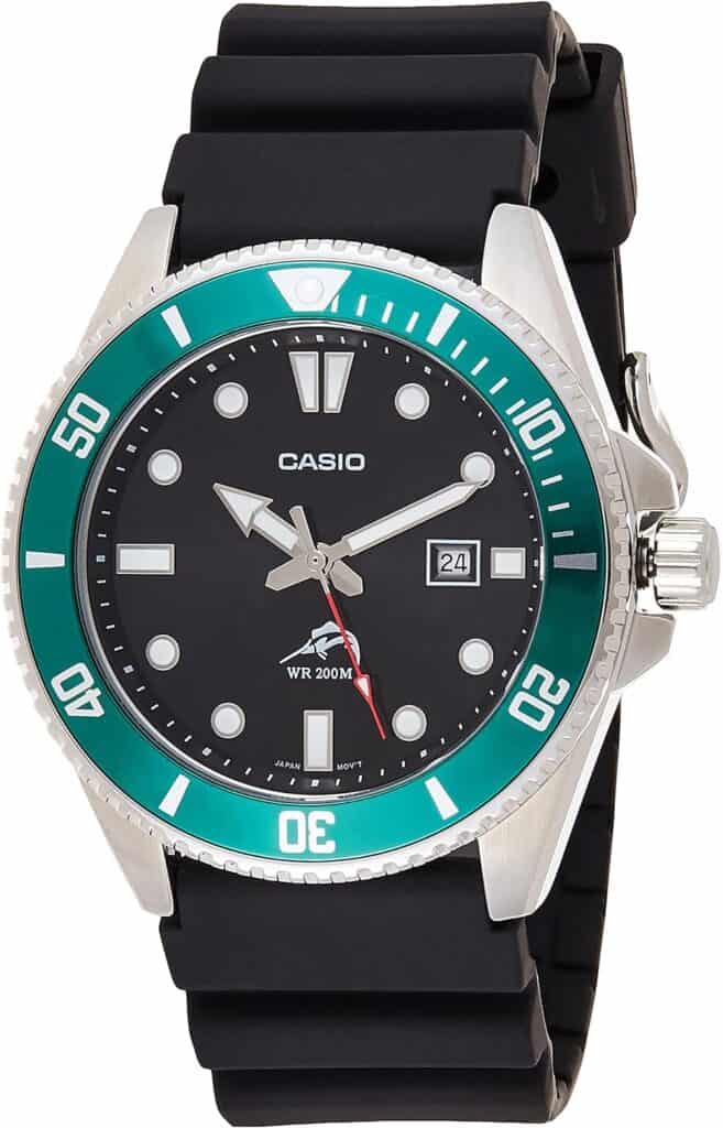 Casio Mens Mdv106 1av 200 M Wr Black Dive affordable men's watches