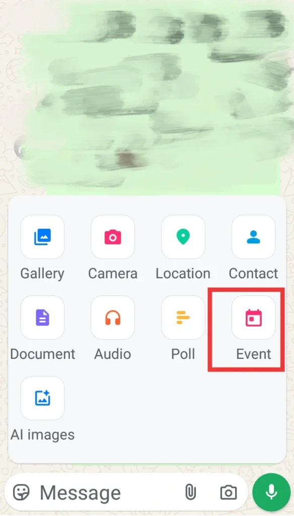 whatsapp trick event